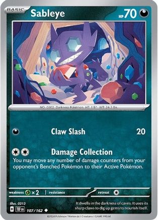 Sableye (107) [SV05 Temporal Forces] - Uncommon