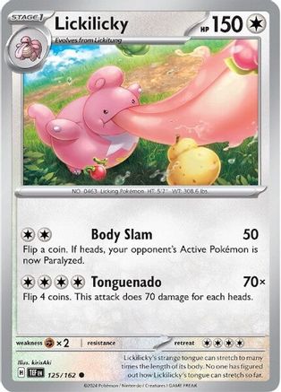 Lickilicky (125) [SV05 Temporal Forces] Reverse Holofoil - Common