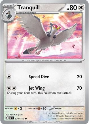 Tranquill (134) [SV05 Temporal Forces] Reverse Holofoil - Common