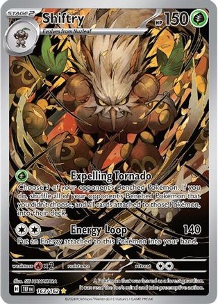 Shiftry (163/162) [SV05 Temporal Forces] Holofoil - Illustration Rare