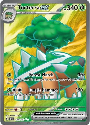 Torterra ex (185/162) [SV05 Temporal Forces] Holofoil - Ultra Rare
