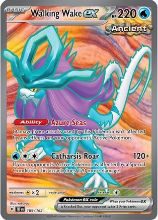 Walking Wake ex (189/162) [SV05 Temporal Forces] Holofoil - Ultra Rare