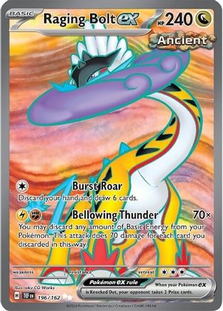 Raging Bolt ex (196/162) [SV05 Temporal Forces] Holofoil - Ultra Rare