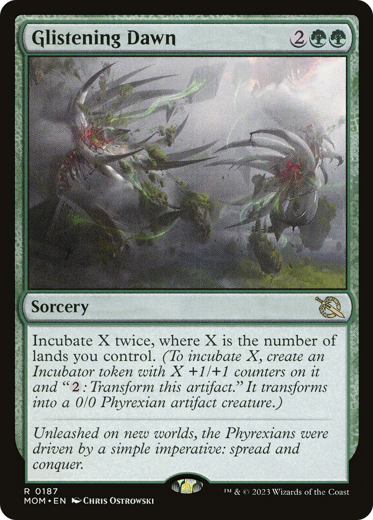 Glistening Dawn (MOM-187) [March of the Machine] Foil