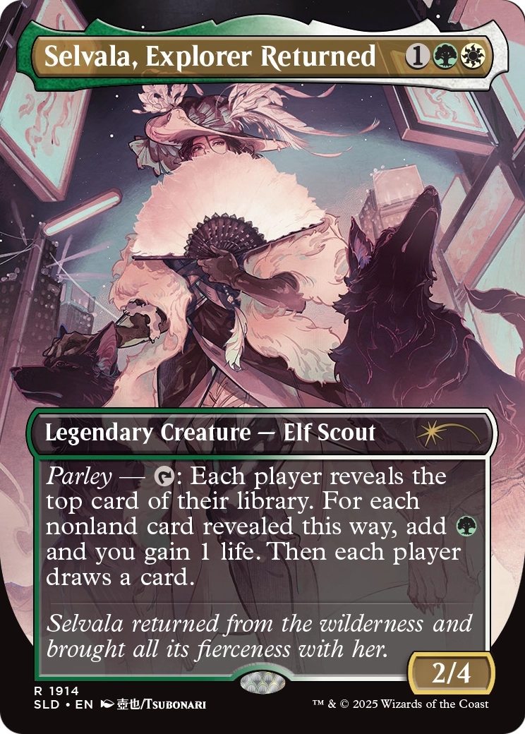 Selvala, Explorer Returned (SLD-1914) (Borderless) [Secret Lair Drop]
