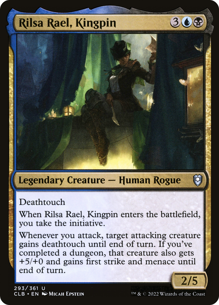 Rilsa Rael, Kingpin (CLB-293) [Commander Legends: Battle for Baldur's Gate] Foil