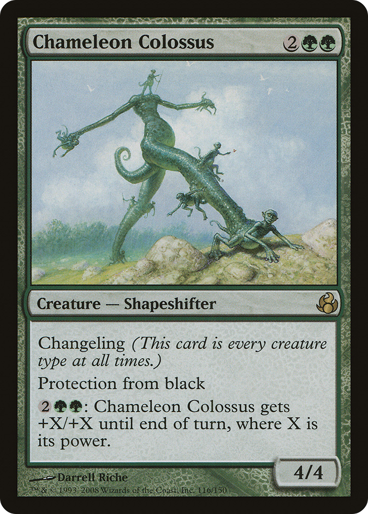 Chameleon Colossus (MOR-116) [Morningtide] Foil