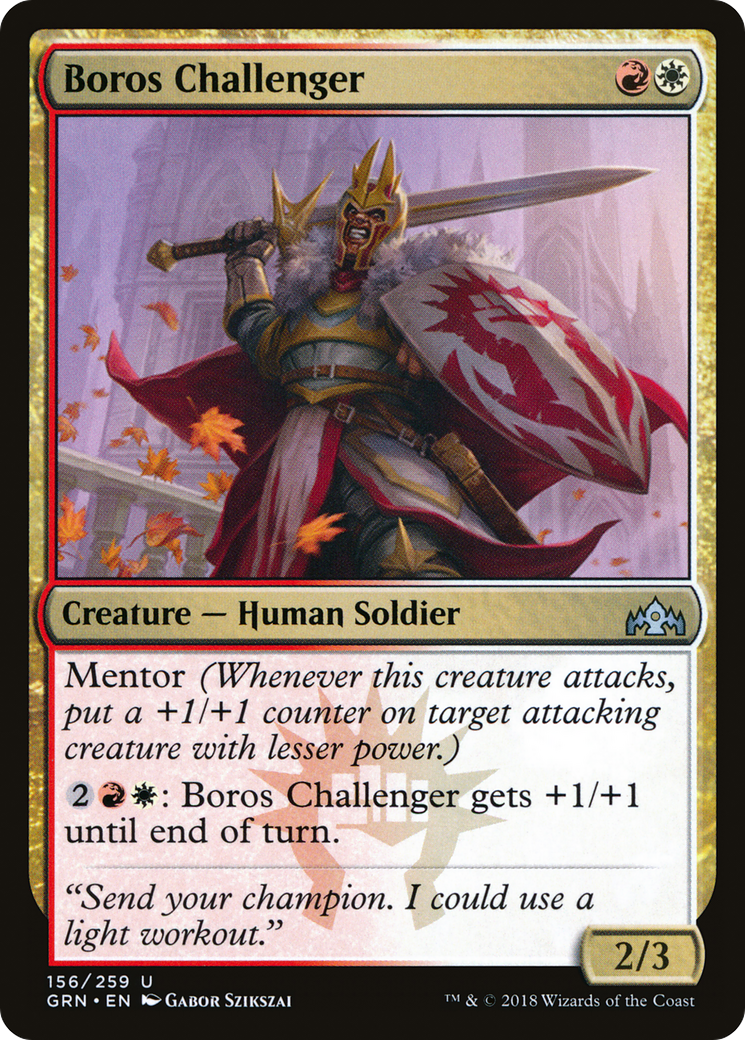 Boros Challenger (GRN-156) [Guilds of Ravnica] Foil