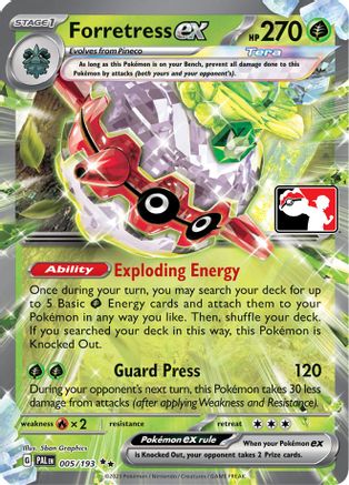 Forretress ex (005) [Prize Pack Series Cards] Holofoil - Double Rare