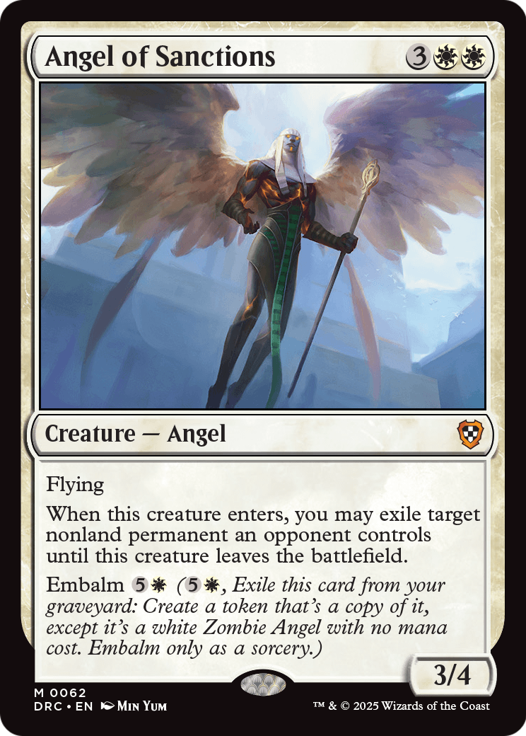 Angel of Sanctions (DRC-062) [Commander: Aetherdrift]