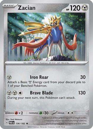 Zacian (136/182) [Deck Exclusives] - Rare