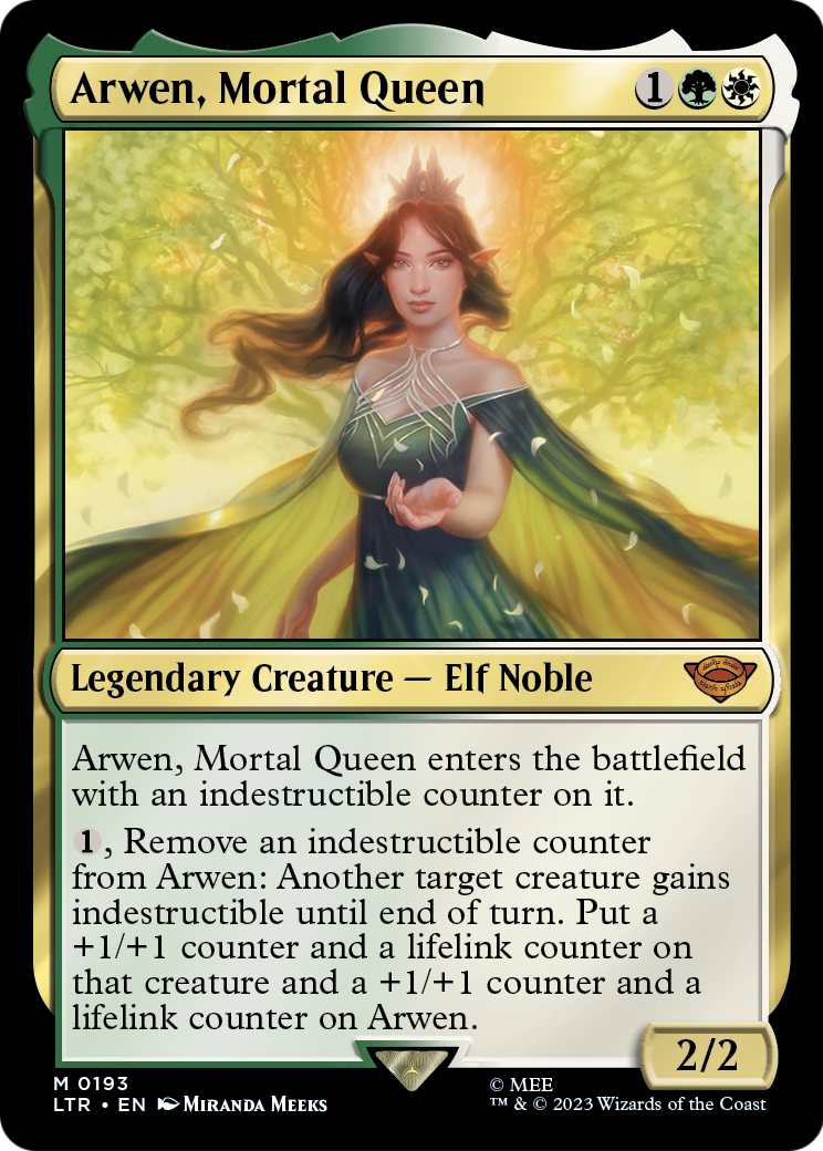Arwen, Mortal Queen (LTR-193) [The Lord of the Rings: Tales of Middle-earth]