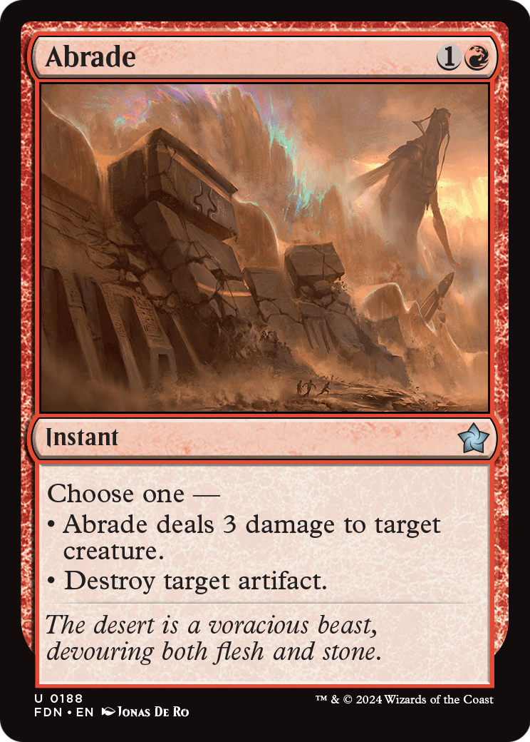 Abrade (FDN-188) [Foundations]