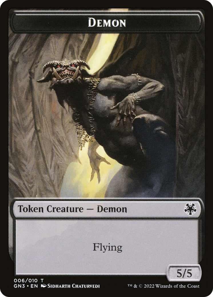 Demon (TGN3-006) [Game Night: Free-for-All Tokens] Foil