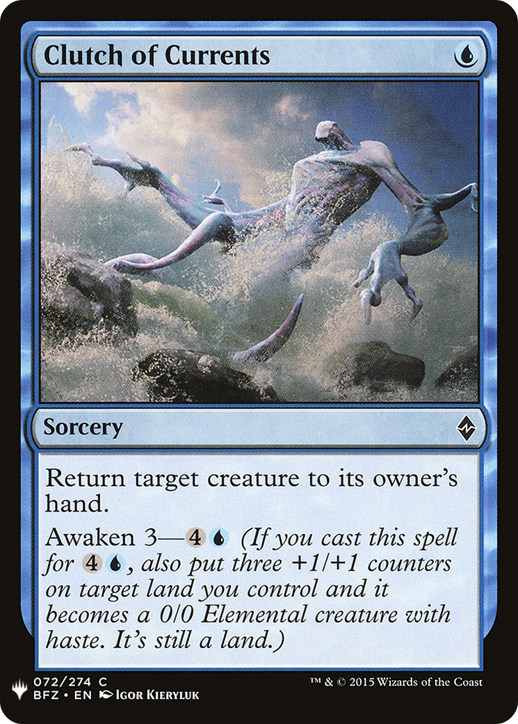 Clutch of Currents (LIST-BFZ-72) [The List]