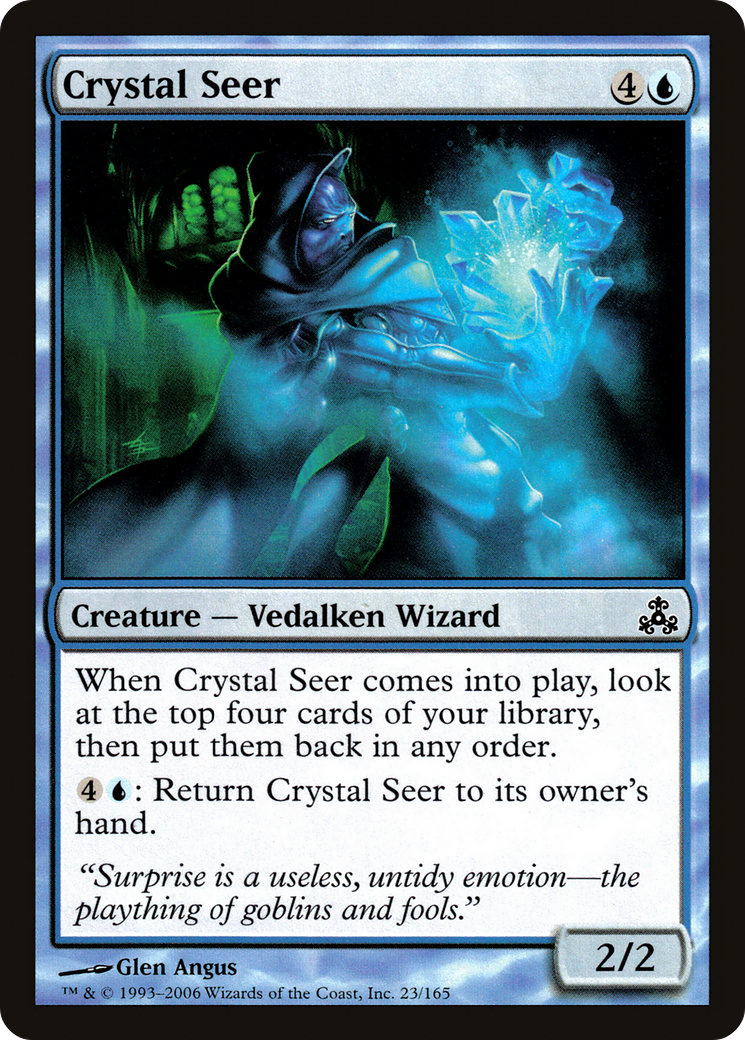 Crystal Seer (GPT-023) [Guildpact] Foil