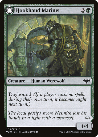 Hookhand Mariner (VOW-203) [Innistrad: Crimson Vow] Foil