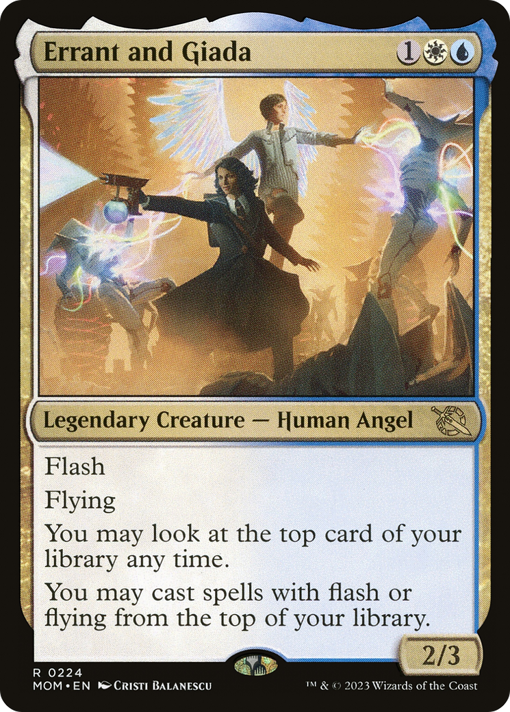 Errant and Giada (MOM-224) [March of the Machine] Foil