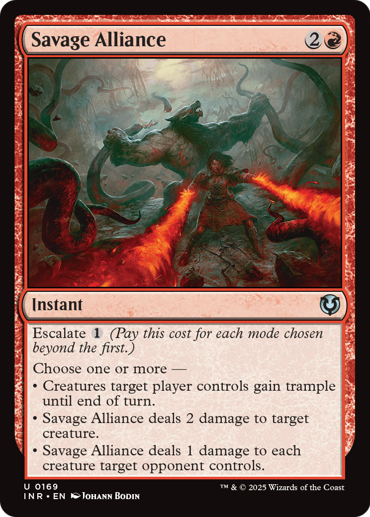 Savage Alliance (INR-169) [Innistrad Remastered]