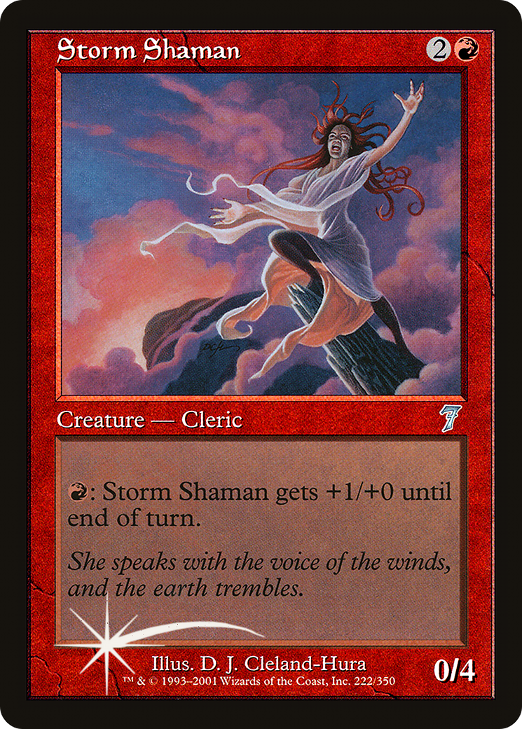 Storm Shaman (7ED-222★) [7th Edition]