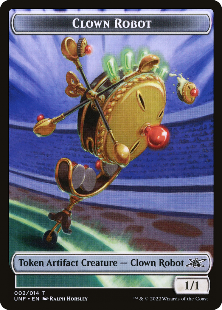 Clown Robot Token (UNF-002) [Unfinity Tokens]