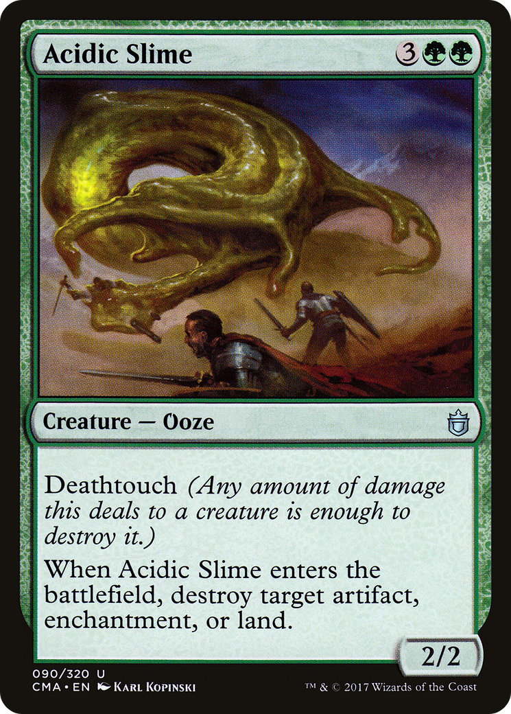 Acidic Slime (CMA-090) [Commander Anthology]