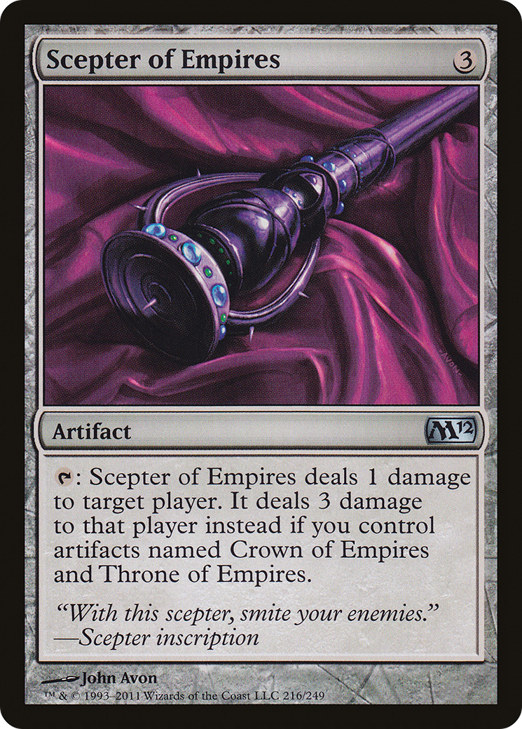 Scepter of Empires (M12-216) [Magic 2012] Foil