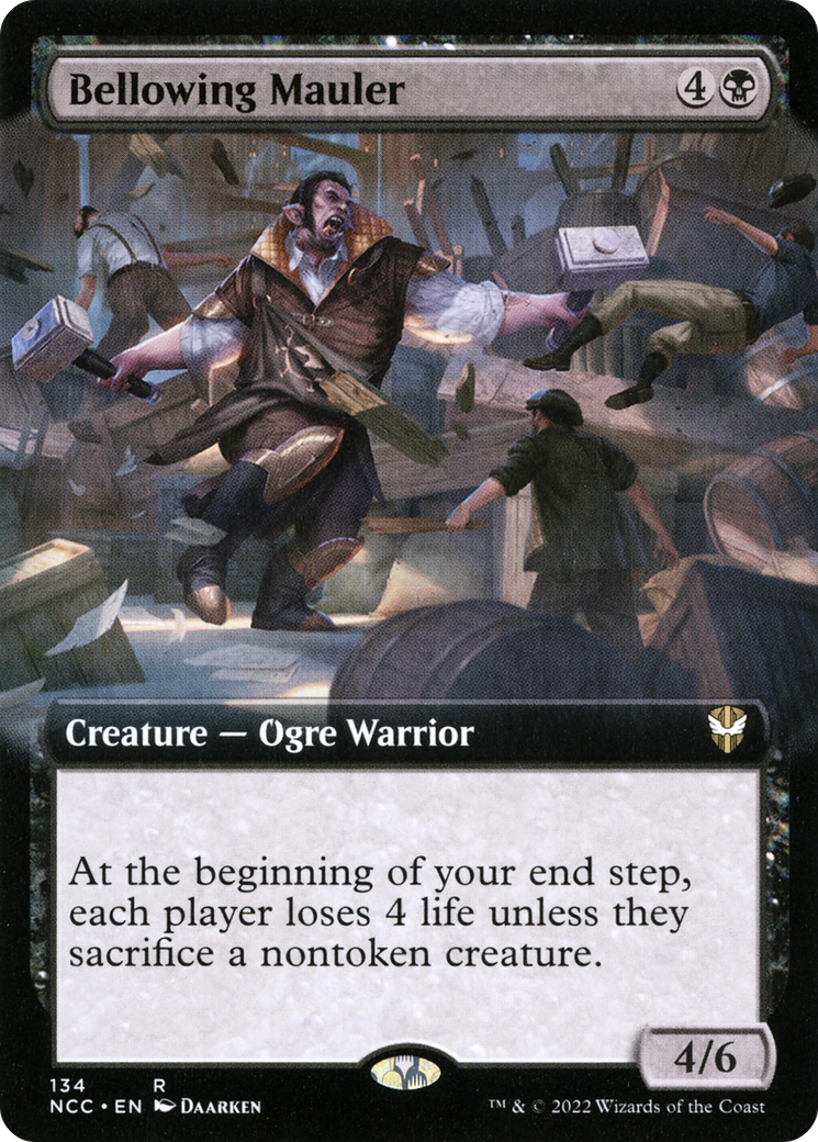 Bellowing Mauler (Extended Art) (NCC-134) [New Capenna Commander]