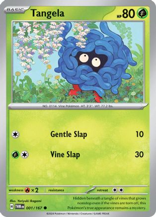 Tangela (001) [SV06 Twilight Masquerade] Reverse Holofoil - Common