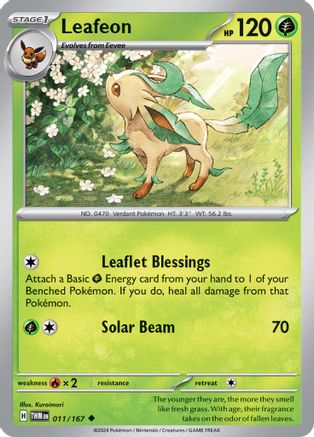 Leafeon (011) [SV06 Twilight Masquerade] - Uncommon