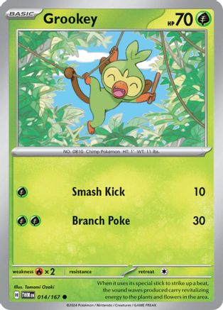 Grookey (014) [SV06 Twilight Masquerade] - Common