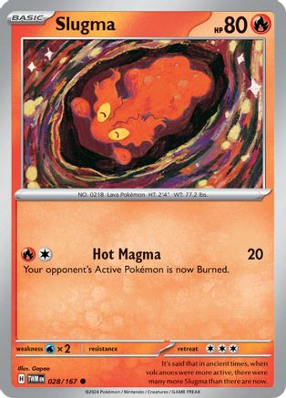 Slugma (028) [SV06 Twilight Masquerade] Reverse Holofoil - Common