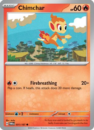 Chimchar (031) [SV06 Twilight Masquerade] - Common
