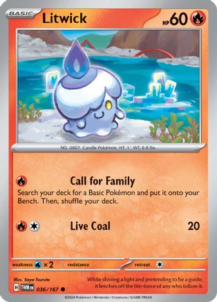 Litwick (036) [SV06 Twilight Masquerade] - Common