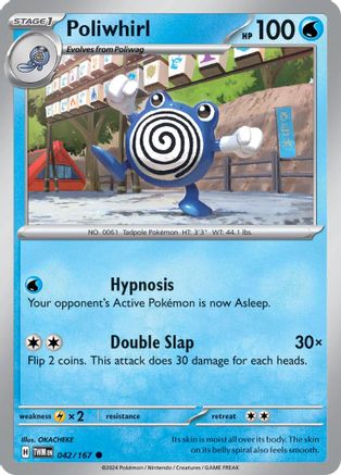 Poliwhirl (042) [SV06 Twilight Masquerade] - Common