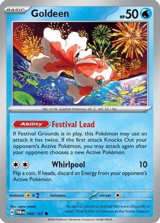 Goldeen (044) [SV06 Twilight Masquerade] Reverse Holofoil - Common