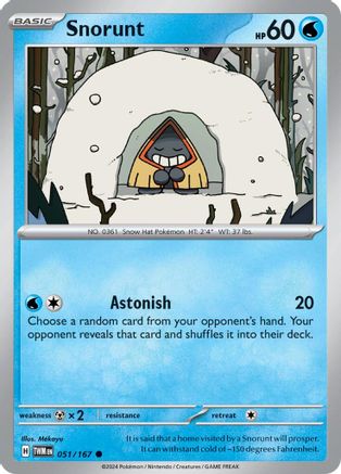 Snorunt (051) [SV06 Twilight Masquerade] Reverse Holofoil - Common