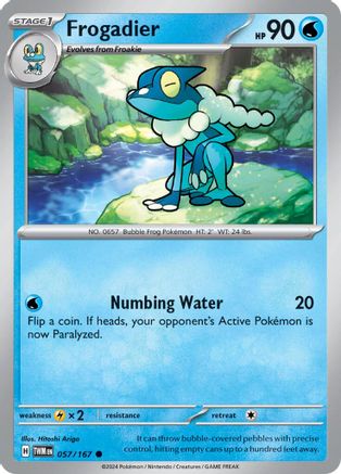 Frogadier (057) [SV06 Twilight Masquerade] Reverse Holofoil - Common