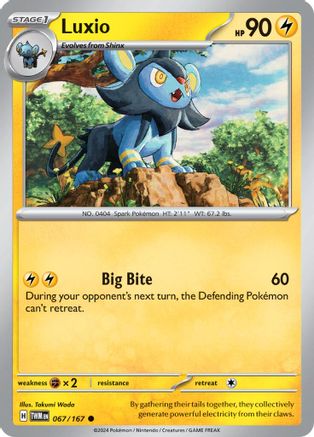 Luxio (067) [SV06 Twilight Masquerade] - Common