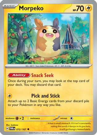 Morpeko (072) [SV06 Twilight Masquerade] Reverse Holofoil - Uncommon