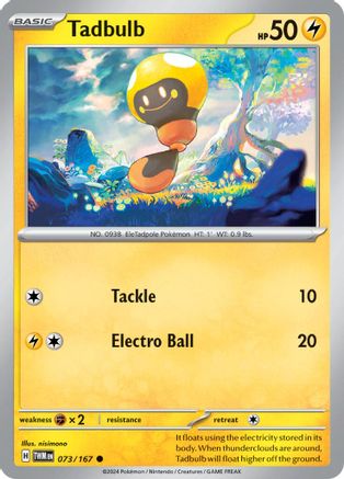 Tadbulb (073) [SV06 Twilight Masquerade] Reverse Holofoil - Common
