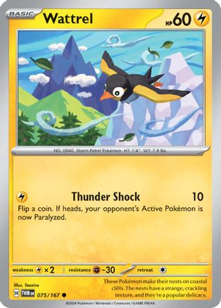 Wattrel (075/167) [SV06 Twilight Masquerade] Reverse Holofoil - Common