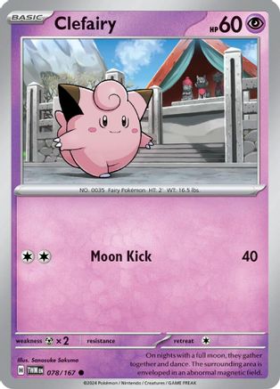 Clefairy (078) [SV06 Twilight Masquerade] Reverse Holofoil - Common