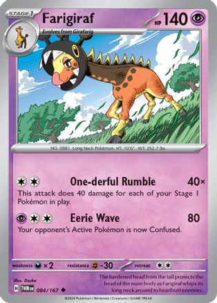 Farigiraf (084) [SV06 Twilight Masquerade] - Uncommon