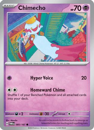 Chimecho (085/167) [SV06 Twilight Masquerade] - Common