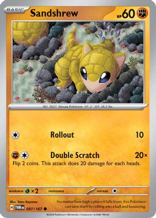 Sandshrew (097) [SV06 Twilight Masquerade] - Common