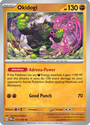 Okidogi (111) [SV06 Twilight Masquerade] Reverse Holofoil - Rare