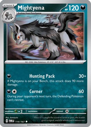 Mightyena (114) [SV06 Twilight Masquerade] - Uncommon