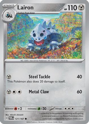 Lairon (121/167) [SV06 Twilight Masquerade] Reverse Holofoil - Common