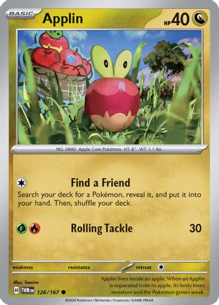 Applin (126/167) [SV06 Twilight Masquerade] - Common